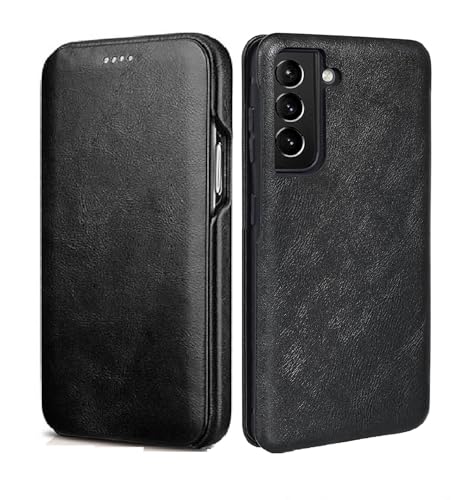 Image of WHITBULL Smart Magnetic Closer Flip Cover for Samsung Galaxy S25 FE 5G (Black)