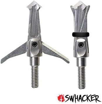 Swhacker Deep Six 2 Blade Steel 100 Gr. 1.5 in. 3 PK. Silver