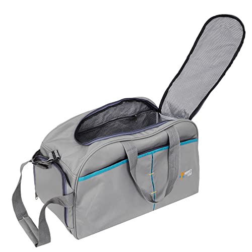 Image of Perfect Star Duffle Trolley Bags for Travel with Wheel 65 Litre Red Polyester