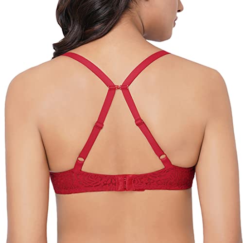 Image of Wacoal Women's Halo Lace | Non Padded | Wired |Full Cup| Bridal Wear | Plus Size | Lace Bra
