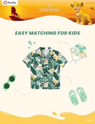 Image of Disney Marvel Spiderman Cars Stitch Star Wars Mickey Boys Hawaii Shirt Button Up Dress Shirts Short Tropical Shirt Kids 2-13Y