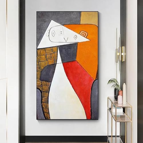 Peinture sur toile Picasso reproduction abstraite 80x160 cm pour salon