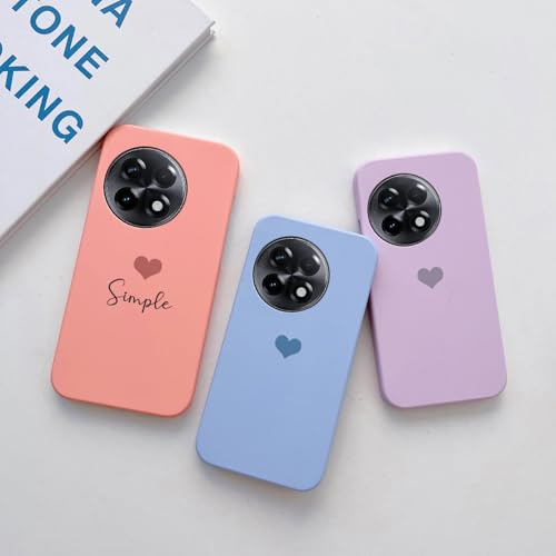 Image of COLORflow Back Cover Compatible with OnePlus 11R 5G | Pastel Hearts Color Customized Back Cover Compatible with OnePlus 11R 5G