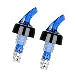 45ml Automatic Measuring Bottle Pourer Beverage Dispenser 2PCS with Metal Bead Design for Even Pouring Household Use Kitchen Liquid Manager