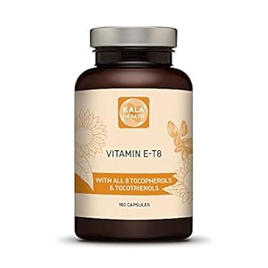 Kala Health Unique Formula with all 8 Tocopherols and Tocotrienols Vitamin E– Contains no PAH’s, Heavy Metals…