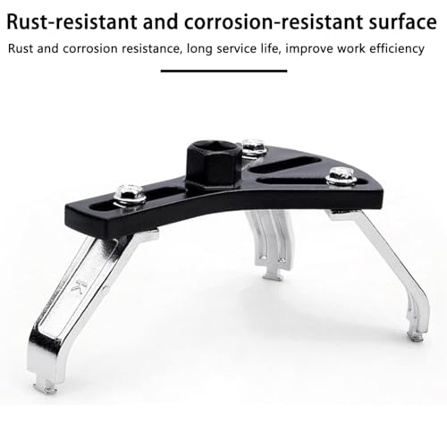 Image of Osilly Car Fuel Pump Removal Tool, Adjustable Fuel Lid Tank Cover Collar Ring Spanner, Auto Fuel Pump Lock Ring Removal and Reinstall Tool, Universal 4.5 inch to 7.3 inch Fuel Tank Repair Tool