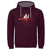bequem sitzend Boys Roma Rom Italien Ultras Ultra Szene Fan Gruppe Kurve Hoodie Kapuzensweatshirt XXL