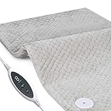 【6 Wärmeeinstellungen für Ihre Bedürfnisse】 Unser elektrisches Heizkissen verfügt über 6 verschiedene Wärmeeinstellungen von 45 bis 65 ℃ (113 ° F bis 149 ° F). Mit der Schnellheiztechnologie beginnt sich die Wärmeverpackung innerhalb einer Minute zu erwärmen.