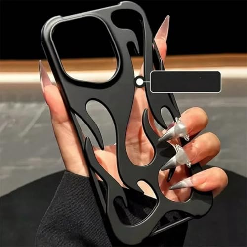 RNOZX For iPhone 16 Plus�p �����}�b�g���󉊃f�U�C���X�}�z�P�[�X �\�t�g���M�o���p�[�o�b�N�J�o�[�iFor iPhone 16 Plus�p/�u���b�N�j
