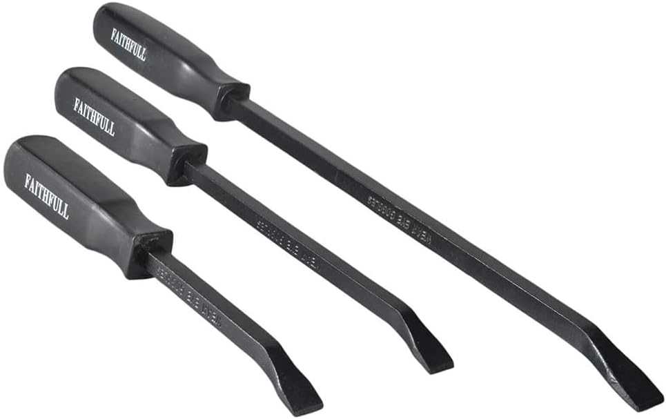 Faithfull Mechanics Pry Bar Set 3 Piece 210, 300 & 450mm