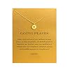 Baydurcan Friendship Anchor Compass Necklace Good Luck Elephant Pendant Chain Necklace with Message Card Gift Card
