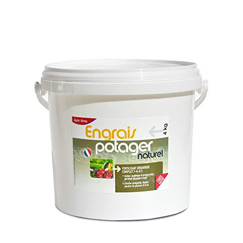 Agro sentido-Abono ecológico potager concentrado todos légumes. 4 kg. NPK 7-6-8 Cover