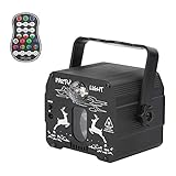 ❷ 【Sound-Aktivierten】: Im Sound-aktivierten Modus ändern sich die Lichteffekte mit den Beats der Musik. Mit dem Produkt können Sie eine fantastische DJ-Atmosphäre erwarten.