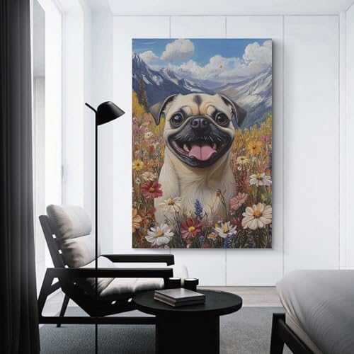 Cuadros decoracion salon con impresiones lienzo de carlino para dormitorio acogedor 3