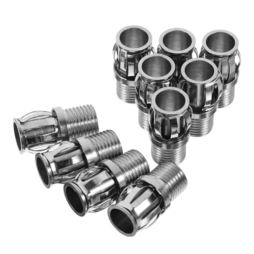 HOMSFOU Fixations Pour Douilles G4 Clips M10 Filetage Métal Ressort Verrouillage Sécurisé Pour Ampoules Halogènes Led, Pack De 10, Accessoires D'éclairage Pour Installation Rapide