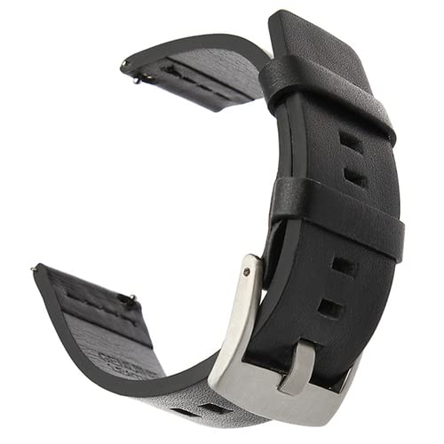 Bracelet montre Garmin Vivoactive 4 cuir pour le bureau et ville