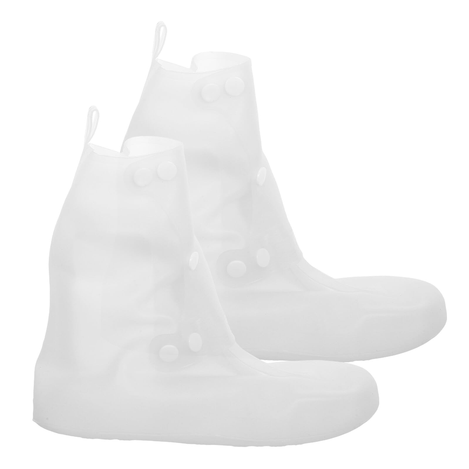 TEHAUX Cubrezapatos Impermeables de Silicona Talla 36/37 para Adultos 2 Pares Antideslizantes Resistentes al Desgaste Impermeables y Reutilizables para Lluvia Viajes y Uso