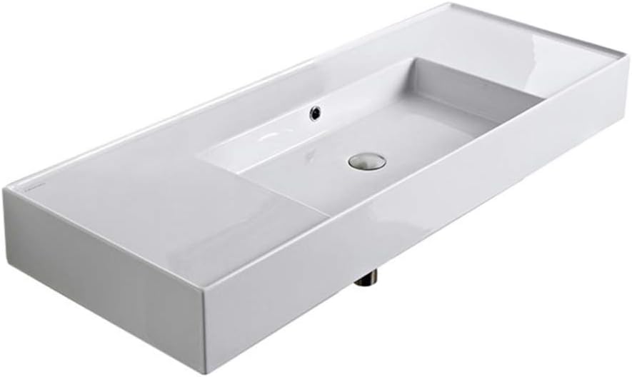 Scarabeo 5125-Three Hole Bathroom Sink, One Size, White