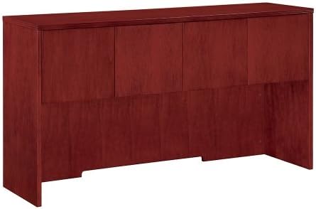 Saratoga 72" Overhead Storage Hutch Finish: Pinot Cherry