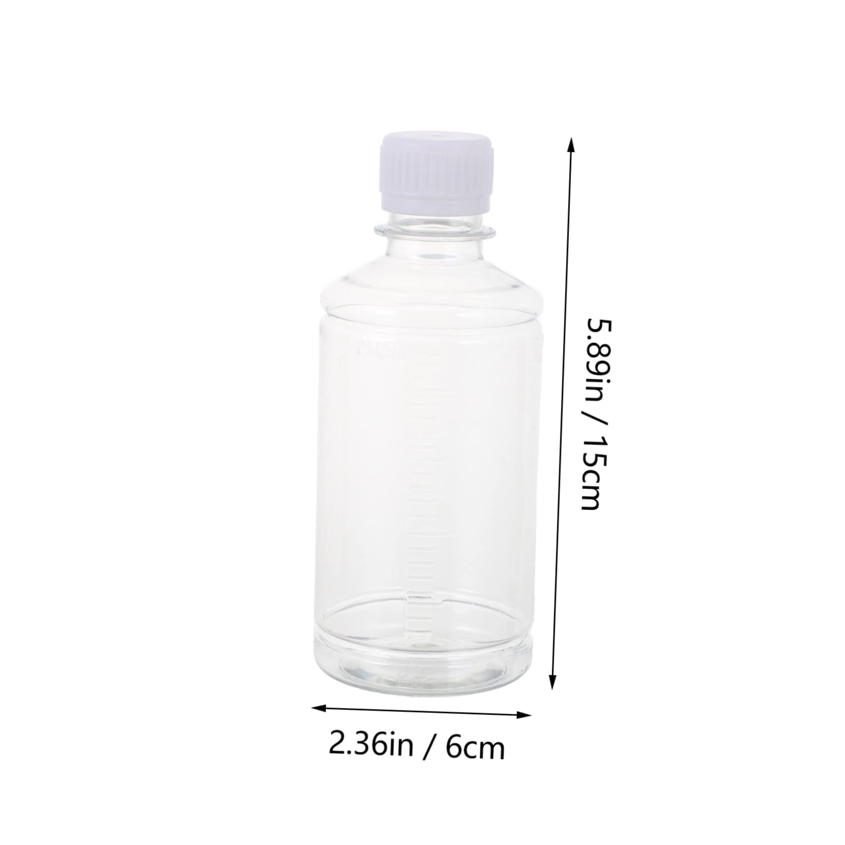 ABOOFAN 12Pcs Transparent Laboratory Bottles Leakproof Storage for School and Chemical Experiments for Easy Sampling and Practical Use