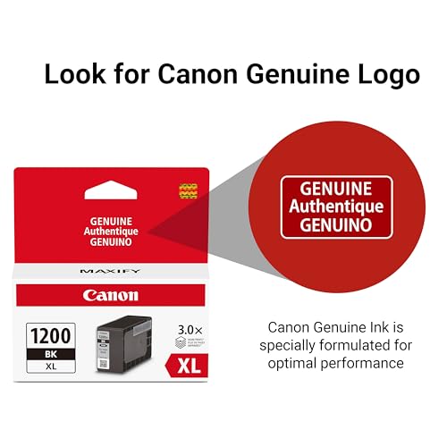 Canon PGI-1200 Genuine Pigment Black Ink Tank, Compatible with MB2120, MB2720, MB2020, and MB2320 Printers - image 6