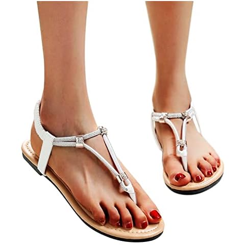 Sandales Femme Été Confortable Elégant Été Plage Gladiateur Sandales Chaussures Femme Nu Pieds Bout Ouvert Confortable Tongs Claquette Femme Décontractées Mode Mules Cover