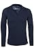 Mountain Warehouse Haut Thermique en Mérinos à Manches Longues Hommes - Respirant, Demi-Zip, Chaud et Confortable - pour Le Camping par Temps Froid, Hiver Bleu Marine M