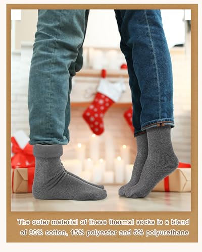 Image of Henoyso 150 Pairs Thermal Socks Bulk Warm Winter for Homeless