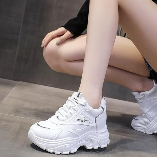 Fashion Y2K Chunky Platform Sneakers Women Classic White Tennis Shoes Comfort Casual Walking Running Shoes4