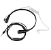 Universal 3.5mm FBI Plug Throat Mic Air Tube Covert Earpiece Headset Earphone Mic Compatible For 3.5mm jack enabled devices, such as cell phone, smart phone, laptop, computer