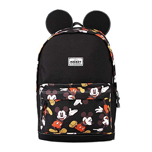 Karactermania Mickey Mouse True Mochila Freetime Tipo Casual  42 cm  21 litros  Negro