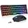 CHONCHOW 60% Wireless Gaming Keyboard and Mouse Combo, RGB Backlit Rechargeable LED Light Up Keyboards,Wireless Gaming Mouse