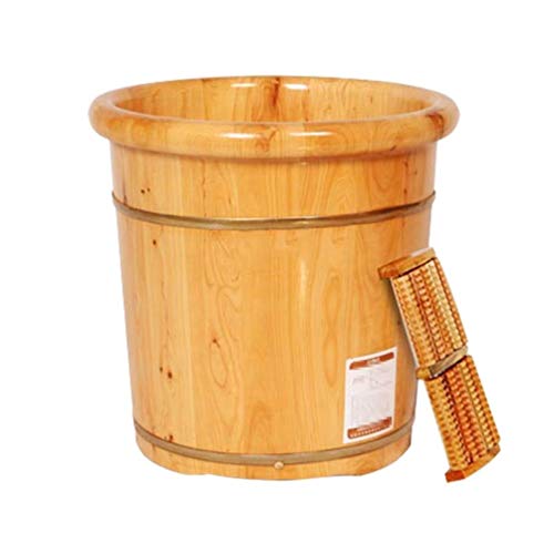 Tina de Madera para Spa de Pies, sólida y resistente