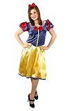100% polyester Costumizate! Disfraz de Blancanieves para mujer adulta especial para fiestas de disfraces y carnaval talla unica
