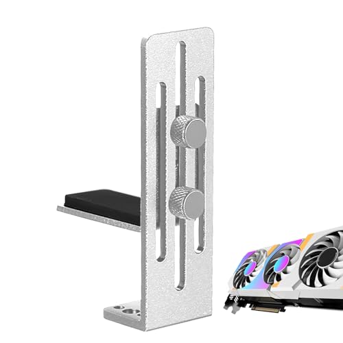 Generico Soporte para tarjeta gráfica, soporte ajustable para tarjetas de vídeo, accesorio universal para PC adecuado para casa, oficina y escuela