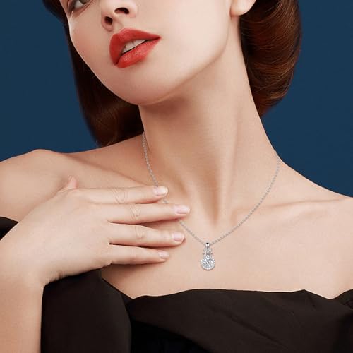 Moissanite Stars Constellation Necklace For Women Sterling Silver Horoscope Zodiac Pendant Necklace, Certified Lab Created Diamond Jewelry Gift2