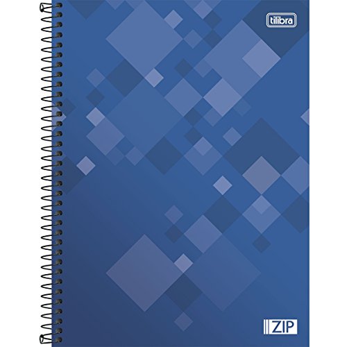 Caderno Espiral Capa Dura Universitário 10 Matérias Zip - 160 Folhas - Sortido (Pacote com 4 unidade