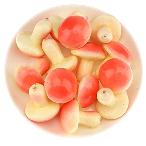 Gresorth 30Pcs Mini Artificial Mushroom Decoration Fake Vegetable Home Kitchen Party Food #TOP1
