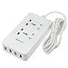 JideTech D500-4U USB Smart Charger With Mini 2-Outlet Power Strips, 4 USB Port, 1.8M for All SmartPhone