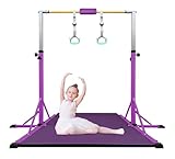 86 York Gymnastics Bar for Kids Ages 3-20, 5FT Base Length, 42