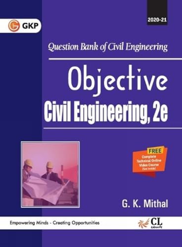 Book cover of Objective Civil Engineering By GK Mithal