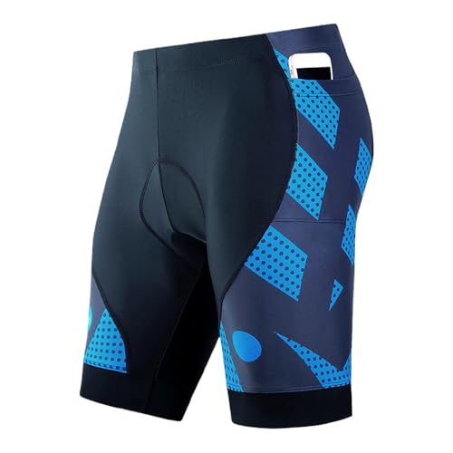 Calzas ciclismo hombre 4D acolchadas transp. miniatura 3