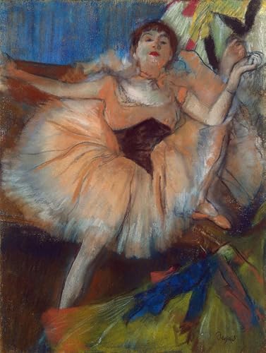 Tableaux Danseuse assise Edgar Degas peinture murale art impression 60x90cm abstrait