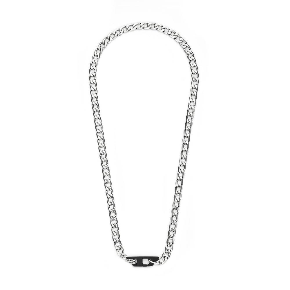 Diesel Men's 2 tone Stainless Steel with lobster clasp closure Chain necklace