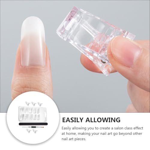 Set de herramientas para uñas postizas con 100 piezas miniatura 7