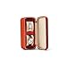 Produktbild HUShjsd Uhrenbox, tragbare Auto-Linie Handwerks-Uhr-Reißverschluss-Tasche Leder-Auto-Linie Uhr-Aufbewahrungsbox (Color : Orange)
