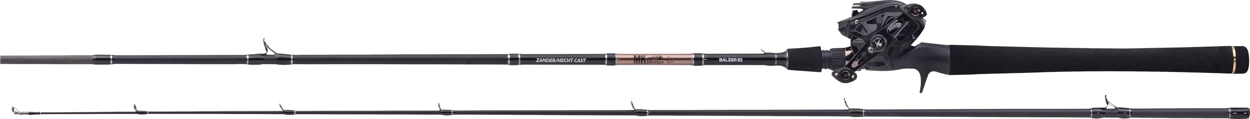 Balzer MK Adventure IM-6 Zander/Hecht Cast, 2,10m, 30-65g Angelset Rute Rolle Schnur