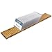 C-Line Wooden Name Badge Holder, 40-Card Capacity, 3.5 x 0.75 x 23.63 Inches, Oak Finish, One Each (98700)