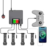 LYONGTECH Parallel Display Battery Charger for DJI Avata 2,Full and Storage Charge, LCD 6 in 1 Multi Hub,Rapid Charging Four Batteries Drone Accessories - Image 1