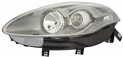 CG94 Projecteur H1-H1 avec moteur électronique [côté gauche] PARABOLA GRIS FONCE - INDICATEUR DE DIRECTION BLANC À partir de 2010> Pour voiture : BRAVO